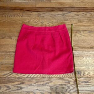 Red/dark pink mini skirt size 6